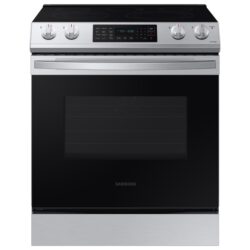Samsung 6.3 cu. ft. Smart Slide-in Electric Range with Convection in Stainless Steel