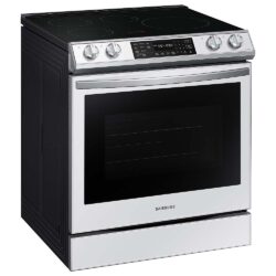 Samsung Bespoke Smart Slide-in Electric Range 6.3 cu. ft. with Smart Dial & Air Fry in Tuscan Steel