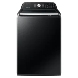 samsung 4.4 cu. ft. Top Load Washer with ActiveWave™ Agitator and Active WaterJet in Brushed Black