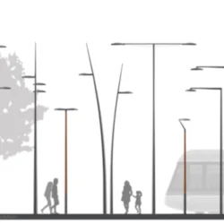 Philips  CitySoul poles and brackets