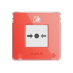 AJAX ManualCallPoint Jeweller Wireless wall-mounted button for manual fire alarm activation