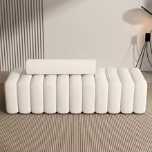 Lazy White Living Room Sofa