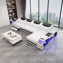 Modern L-Shaped Sectional Sofa