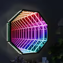 LED Thousand-layer Mirror Abyss Lights