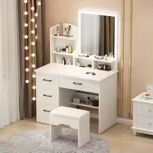 Drawer Dresser Cabinet Dressing Table Girl Handles Storage