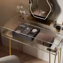 Transparent furniture acrylic side table