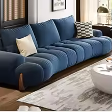 Cheap Cushion Simple Curved Human Dog Bed Sofa