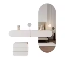Dressing Table Modern Minimalist Bedroom Dresser Wall Hanging Makeup Mirror Combination