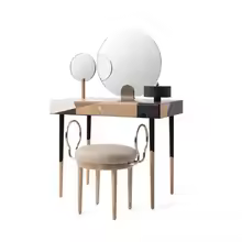 Dresser American light luxury solid wood small apartment makeup table