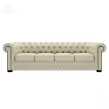 American retro living room model room combination pull button sofa