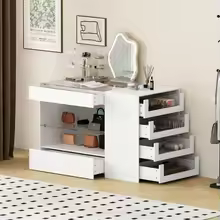 Nordic Modern Minimalist White Dresser
