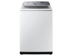 samsung 4.9 cu. ft. Large Capacity Top Load Washer with ActiveWave™ Agitator and Deep Fill in White