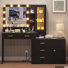 Makeup Vanity Desk with Mirror