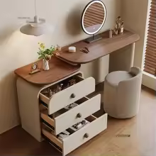 Designer Solid Wood Dressing Table Creative Bedroom Furniture Nordic Dressers Storage Cabinet