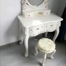 TG Simple Solid Wood Dressing Table
