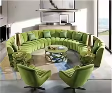 Custom Italian High-end Modular Sectional Leather Sofa