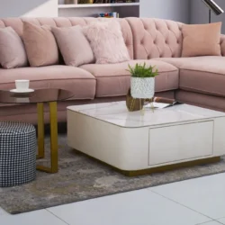 Nora Coffee Table Set-White