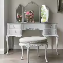Nordic Storage Dresser Drawers White Aesthetic Luxury Wood Hotel Makeup Table