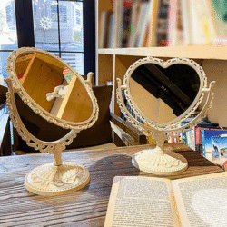 1Pc Acrylic Double Side Makeup Mirror