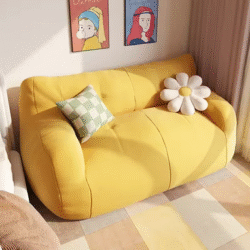 Yellow Stretch Sofa