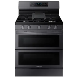 6.0 cu. ft. Smart Freestanding Gas Range with Flex Duo™ & Air Fry in Black Stainless Steel