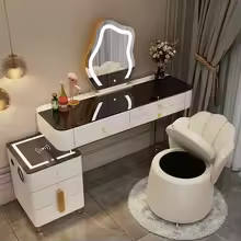 Nordic Glass Luxury Dressing Table