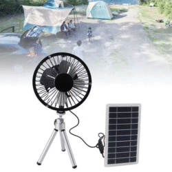 10W Portable Solar Panel Powered Fan